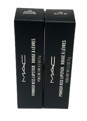 MAC Rouge A Levres Powder Kiss Lipstick (0.10oz/3g) NEW; YOU PICK!