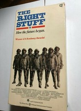 THE RIGHT STUFF 2 TAPE BOX SET VHS WINNER OF 4 ACADEMY AWARDS 1987 SPACE PROGRAM
