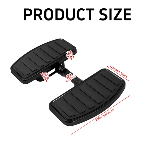 Pair Rear Passenger Floorboards Left / Right For Harley Sportster 1200 XLH1200 - Picture 3 of 18