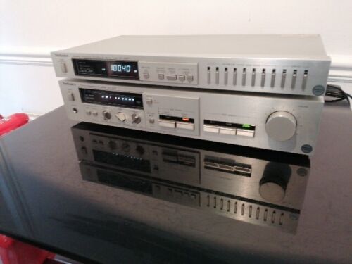 Technics Su-45 Intergrated Amplifier + Technics St-z45l Tuner Silber Japan - Bild 2 von 9