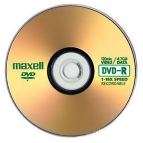 Maxell DVDR Blank Disc Recordable DVD 16x 4.7GB 120mins 5 Discs in