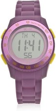 Orologio unisex Sector R3251572415 con quadrante LCD e cinturino in gomma colore viola