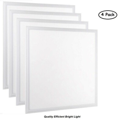 LED 2x2FT Back Lit Panel Light 35W 4000K Flicker-free 0-10V dim (4 PACK)  