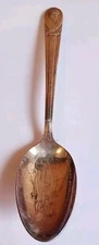 Vintage WM Rogers Silver Plated Commemorative President Spoon Herbert Hoover 