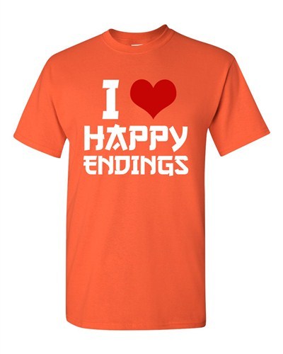 I Love Happy Endings Funny Massage Therapist Relax Humor DT Adult T-Shirt Tee - Picture 9 of 9