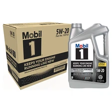 Mobil 1 Advanced Full Synthetic Motor Oil 5W-20, 5 qt (3 Pack)