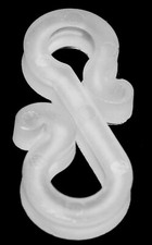 50 x Gutter Hanging "S" / Clips for Christmas Xmas String Lights Outdoor - Clear