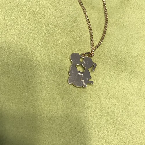 1988 Junior Prom Pendant Necklace 18” - Gold Plated. - Picture 5 of 6