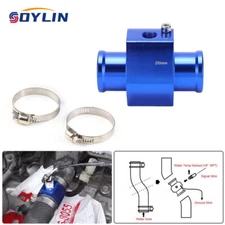 26mm Water Temp Temperature Joint Pipe Sensor Gauge Radiator Hose Adapter 1/8NPT