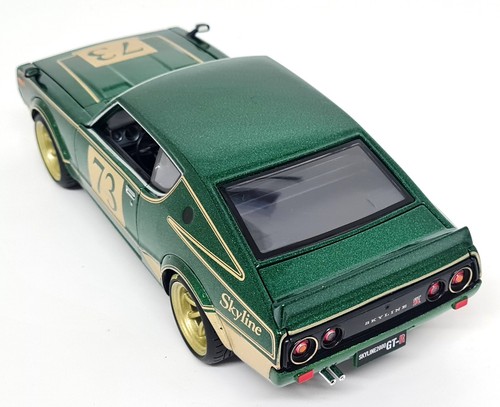 Maisto 1/24 Nissan Skyline 2000 GT-R KPGC110 1973 Green Diecast Scale Model Car - Picture 6 of 8