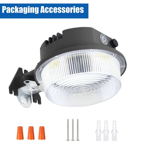 LED Barn Light 75W,8400LM Dusk to Dawn Security Area Lighting Yard Lighting IP65 - Picture 9 of 12