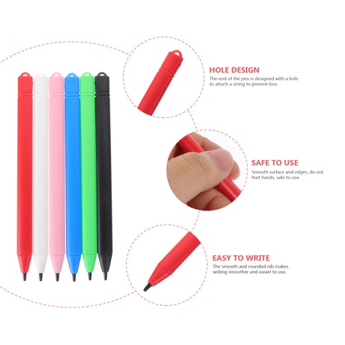 6Pcs Lcd Writing Tablet Pen Replacement Magnetic Pen Drawing Toy Kid Painting # - Picture 5 of 12