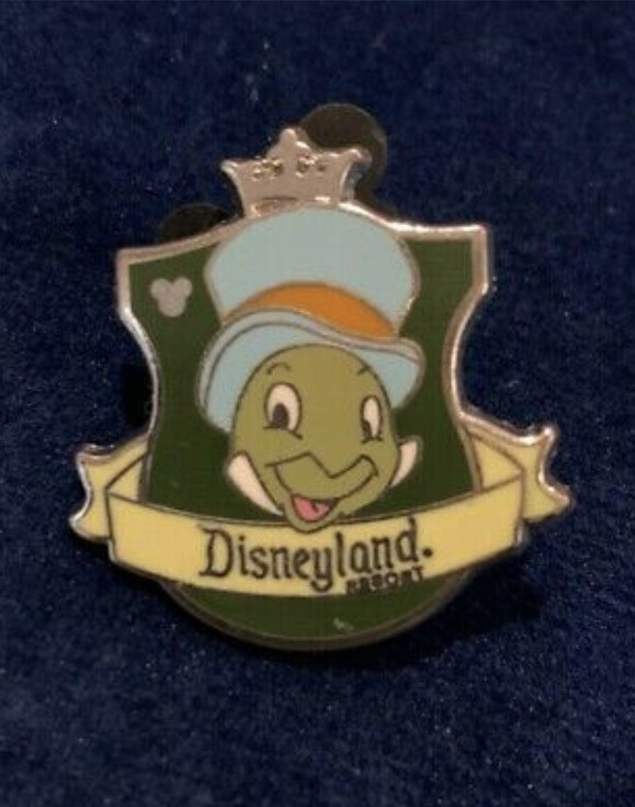 Disneyland Resort Pin - 2012 Hidden Mickey - Wave a Crest - Jiminy Cricket