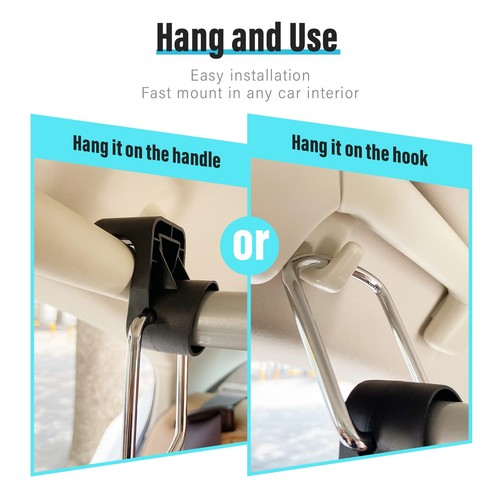 Car Clothes Hanger Bar Expandable Clothes Rack Hanging Rod for Car Truck SUV - Picture 4 of 6