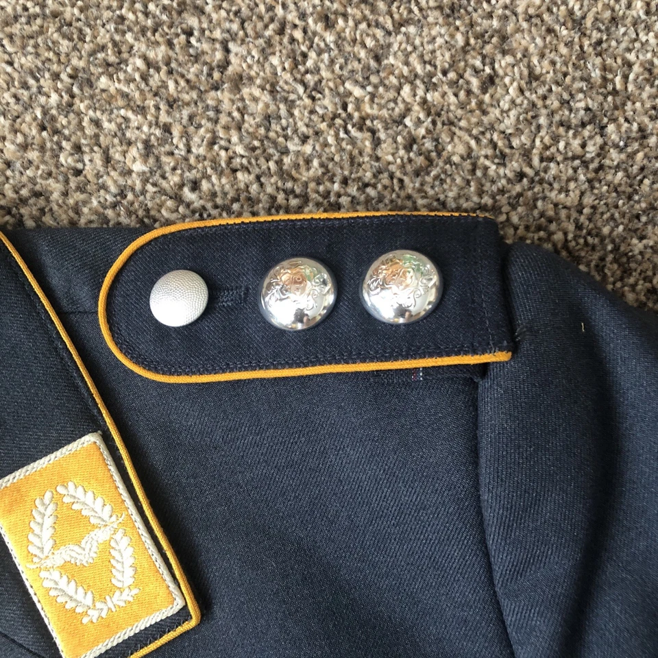 Vintage German Airforce Dress Jacket Size 39” Blue Militaria See Description - Image 4 of 4