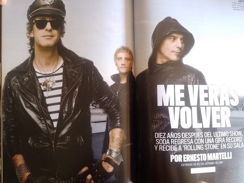 Soda Stereo Especial Rolling Stone Magazine Gustavo Cerati Argentina - Picture 8 of 9