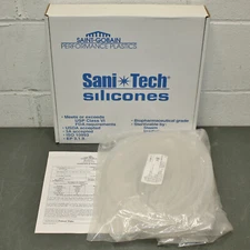 Sani-Tech Ultra Platinum Cured Silicone Tubing, 7/8" x 15/16" x 25ft, Bulk Hose