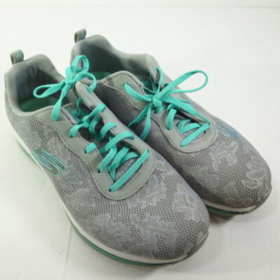 Skechers Skech-Air Element Shoes Memory Foam Athletic Gray Green Women Size  10