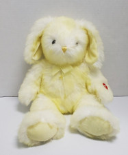 Pastel Yellow Easter Bunny 16" Sings Peter Cottontail Goffa Stuffed Plush Works