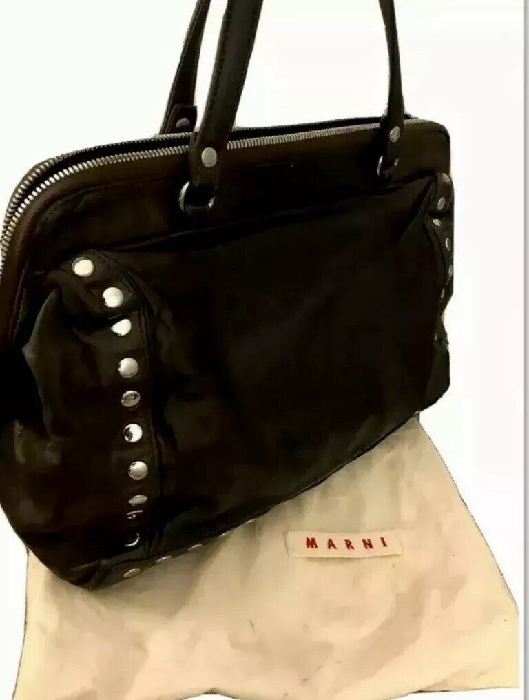 バッグ MARNI 09fw Studs leather shoulder bag MARNI 09fw Studs leather shoulder bag - メルカリ