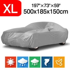 NEVERLAND 197in Full Car Cover Waterproof Outdoor Sun Snow Dust Resistant