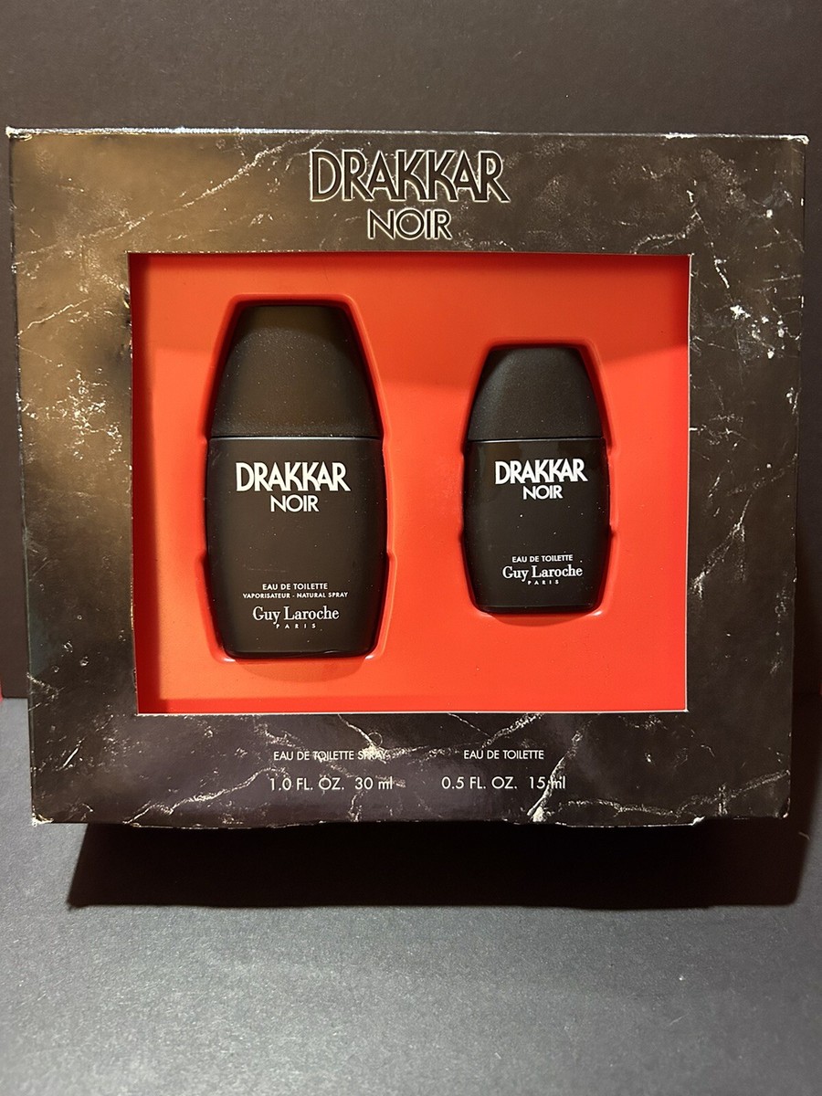 Drakkar Noir by Guy Laroche Men Gift Set 2 pc Edt 1 oz + Edt