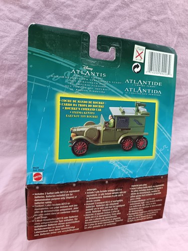 BOITE ATLANTIS THE LOST EMPIRE ROURKE'S COMMAND CAR MATTEL 89229 NEUF - Foto 8 di 10