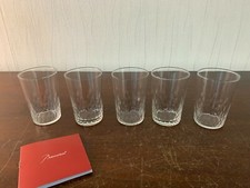Satz 5 -gläser Porto Oder Rechts Tee Modell Hornbrille Im Glas Baccarat (Preis