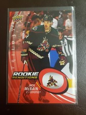 2022-23 Trilogy Hockey Jack McBain Rookie Renditions Red /799 Upper Deck Arizona