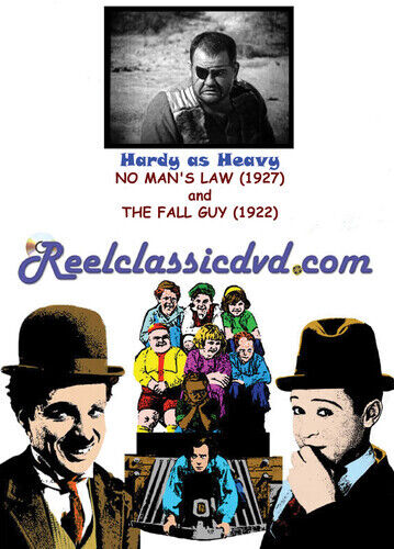 HARDY AS HEAVY: NO MAN'S LAW (1927) and THE FALL GUY (1922) [New DVD] Alliance - Picture 1 of 1