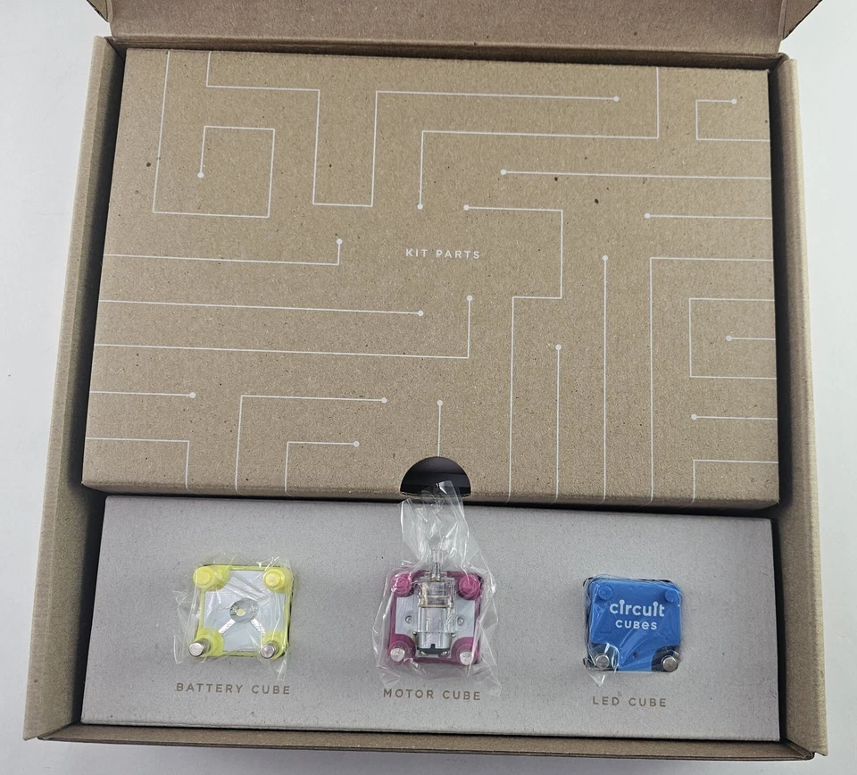 Nuevo Circuito Cubos Arte Inteligente Tallo Educativo Aprendizaje Juguete Kit de Construcción #2 Edad 8+ Foto 3 de 4