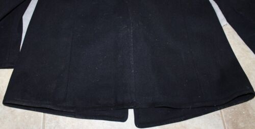 VINTAGE DARK NAVY 100% WOOL 1950'S US NAVY SAILOR PEACOAT - Picture 10 of 18