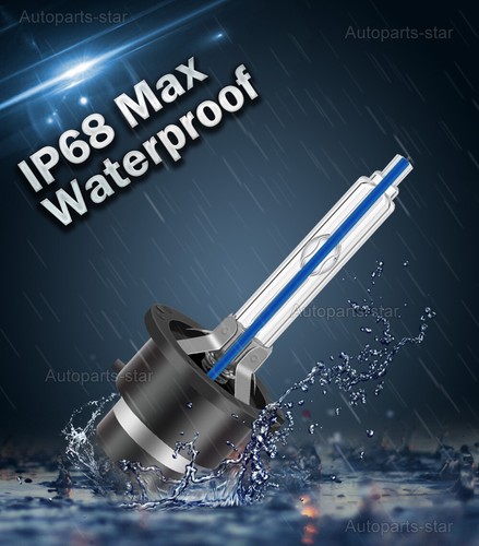 2x 8000K D2S Ice Blue HID Xenon Bulbs Factory Replacement Headlight Kit - Picture 6 of 11