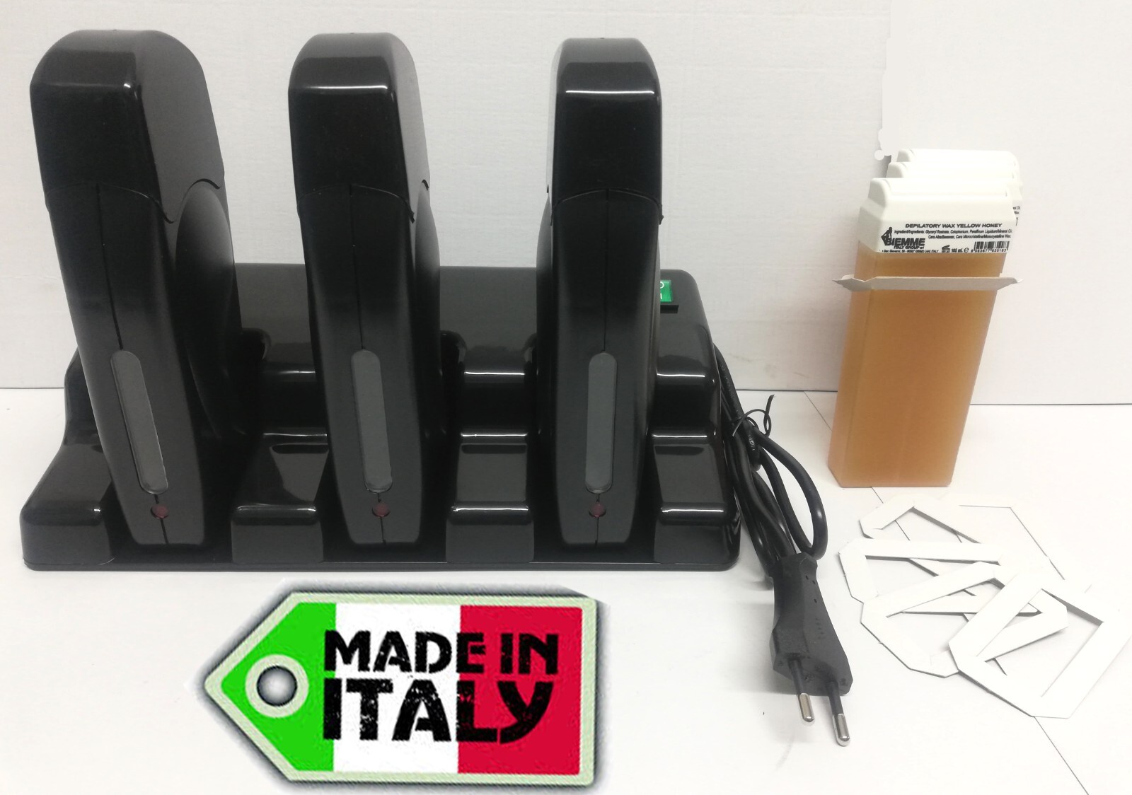 KIT TRIO  BASIC + 3 MANIPOLI TUTTO NERO da 100 ML