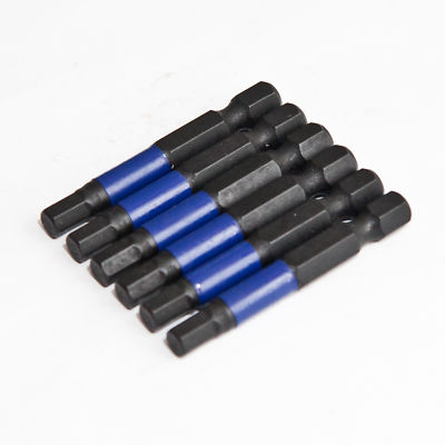Schrauber Bit H5 x 50 mm 1/4 Zoll h5 hex5 ( S2-Stahl High Quality ) 6 St / Box