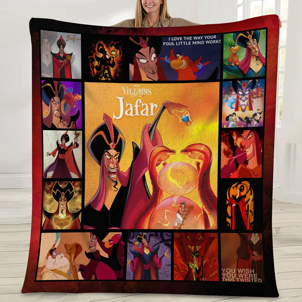 Disney villain fleece blanket sale