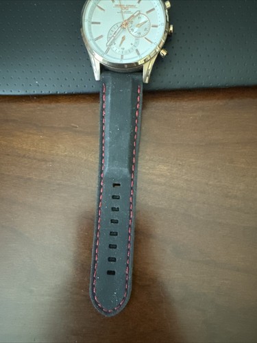 Jorg Gray Unisex JG5100-34 White Dial White Silicone Band Stainless Steel Watch - Picture 5 of 14