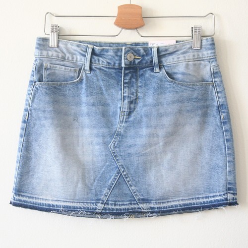 Size 14 Youth - NWT SO Girls Mid-Rise Denim Mini Skirt