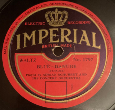 Adrian Schubert's Salon Orchestra - Blue Danube / Over The Waves
