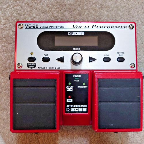 BOSS VE20 Vocal Performer MultiEffect Pedal for Double Harmony eBay