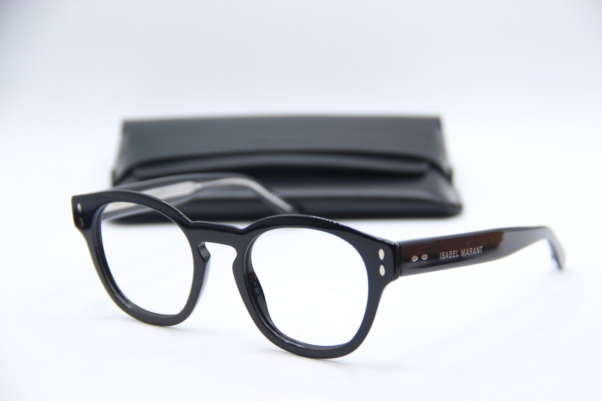 ISABEL MARANT キャットアイフレムメカネ IM0019 807 NEW ISABEL MARANT IM 0019 807 BLACK SILVER AUTHENTIC FRAMES