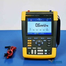 Fluke 190-202 200MHz Scopemeter 2 Channel 2.5GS/s -NIST Calibrated