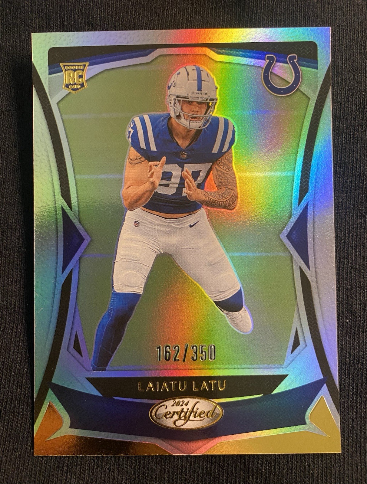 2024 Panini Certified - Rookies Laiatu Latu #111 Mirror /350 (RC)