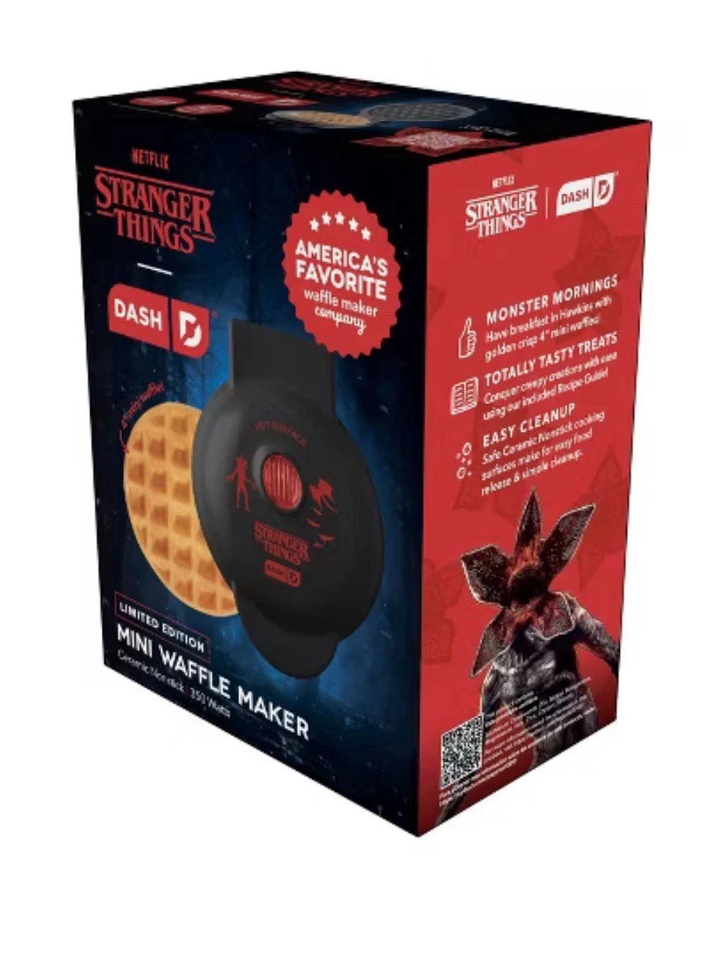 STRANGER THINGS MINI WAFFLE MAKER NETFLIX X DASH WAFFLE MAKER NEW In Box
Opens in a new window or ta