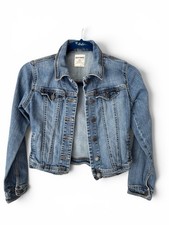 Old Navy Classic Denim Jacket Kids XL Cotton Blend