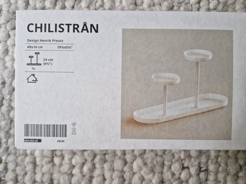 NEU OVP IKEA CHILISTRAN Blumenständer Metall weiß 49x14 cm Artikel 604.922.45 - Bild 1 von 6
