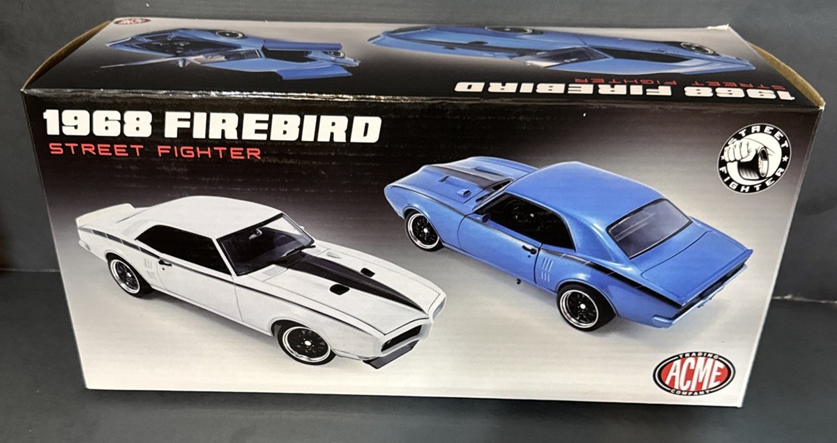 1/18 ACME 1968 PONTIAC FIREBIRD STREET FIGHTER LUCERNE BLUE