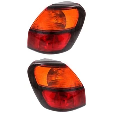 Tail Light Lamp Set For 2000-2004 Subaru Outback Left and Right Side Outer Wagon