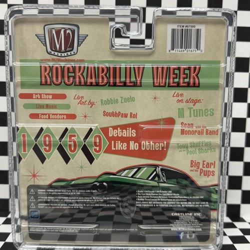 M2 Machines 1959 CADILLAC Series 62 Diorama Rockabilly Week 1/64 -R07 - 1/6,000 - Picture 6 of 6
