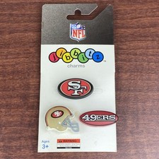 San Francisco 49ers Authentic Jibbitz NFL Crocs Shoe charms Officially License